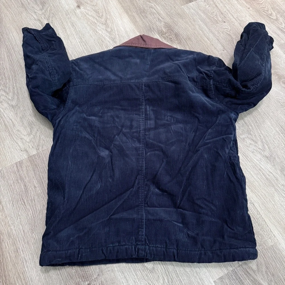 The Children’s Place Corduroy Barn Chore Coat Navy Blue Medium Fall Winter